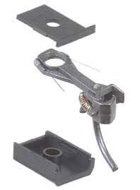 Kadee 142 Metal Whisker Coupler, 9/32" (medium) Overset Shank - House of Trains