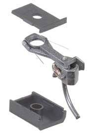 Kadee 145 HO Metal Whisker Coupler, 1/4" (short) Overset Shank - House of Trains