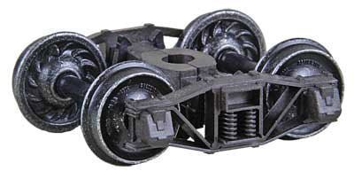 Kadee 1561 HO Arch Bar Truck, 33" Ribbed Code 88 Wheel (1 Pair) - House of Trains