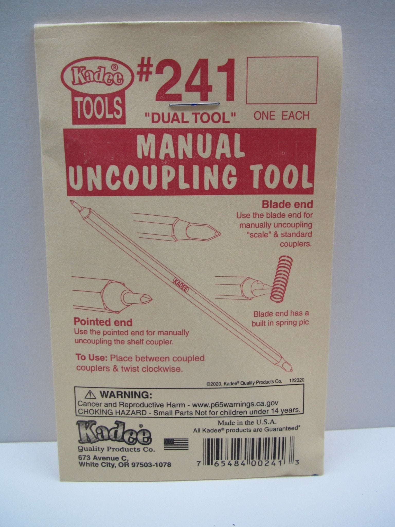 Kadee 241 Manual Uncoupling Tool - House of Trains