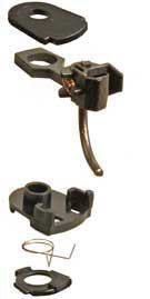 Kadee 34 HO Metal Coupler, 1/4" (short) Underset Shank - House of Trains