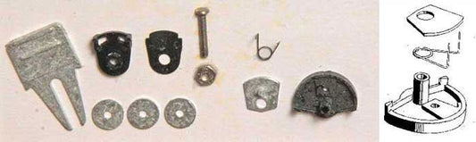 Kadee 454 HO Swing Bracket Adaptor for Standard Shank or Whisker Couplers - House of Trains