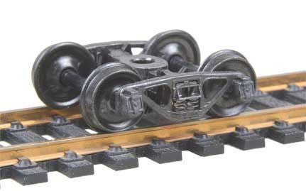 Kadee 552 HO Self Centering A - 3 Ride Control Truck, 33" Smooth Backed Wheels - House of Trains
