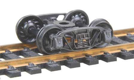 Kadee 553 HO Self Centering Andrew Truck, 33" Ribbed Backed Wheels - House of Trains