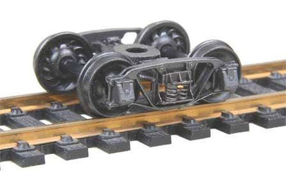 Kadee 553 HO Self Centering Andrew Truck, 33" Ribbed Backed Wheels - House of Trains