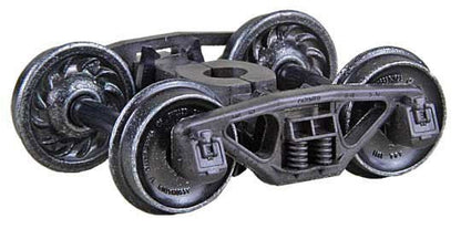 Kadee 565 HO Bettendorf Truck, 33" Ribbed Backed Wheels, Self Centering - House of Trains