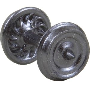 Kadee 718 HOn3, Metal Wheels, 26" Ribbed, 8 Axles - House of Trains