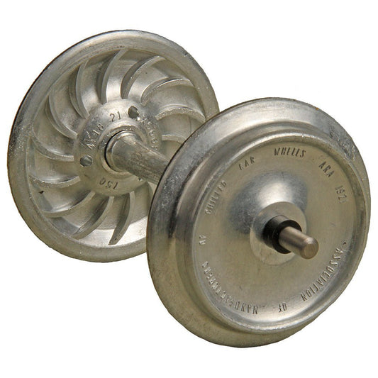 Kadee 951 G, Metal Wheels, 33" Ribbed Back, 2 Pieces - House of Trains