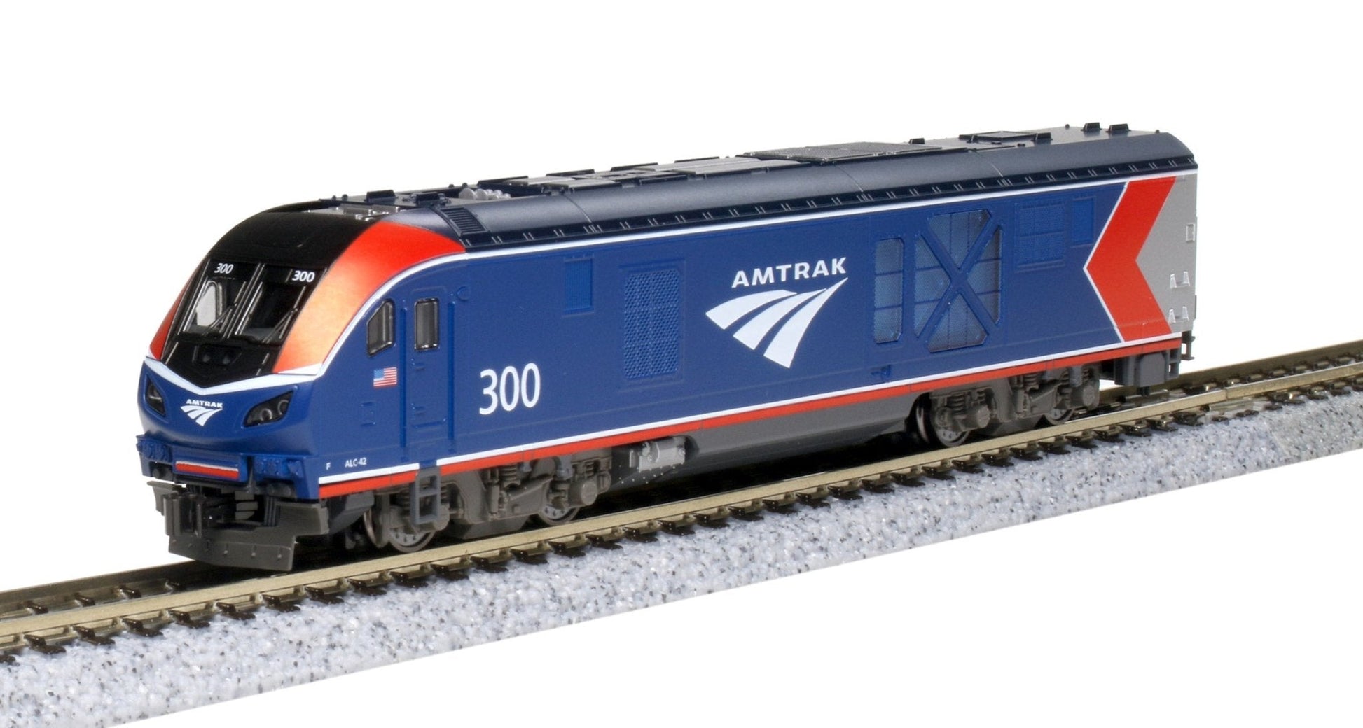 Kato 176 - 6051 - DCC N ALC - 42 Charger, DCC Installed, No Sound, Amtrak, Phase VI, 300 - House of Trains
