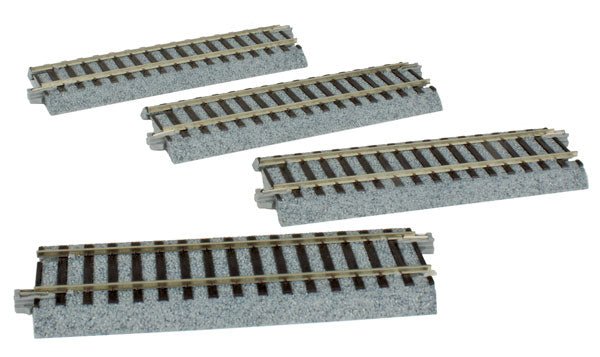 Kato 2 - 140 HO Unitrack Straight, 4 - 7/8", 123mm, 4 per Package - House of Trains