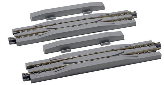 Kato 20-026 N Unitrack 4-7/8" (124mm) Rerailer Track, Modern Crossing, 2 pieces - House of Trains