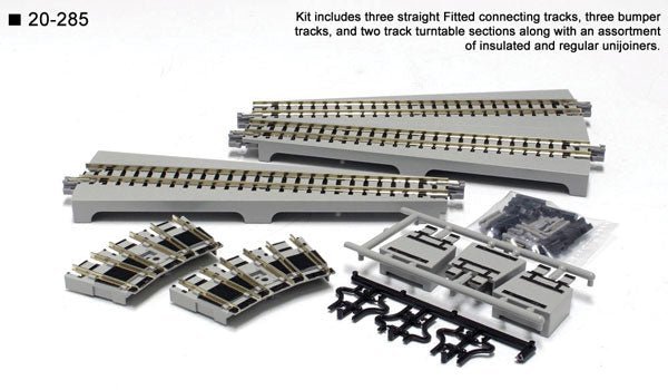 Kato 20 - 285 N Turntable Extension Track (Straight) - House of Trains