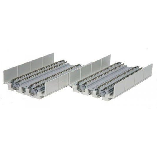 Kato 20 - 422 N, 4 - 7/8", 124mm, Straight Double Viaduct Unitrack, 2 Pieces - House of Trains