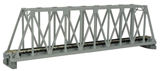 Kato 20 - 432 N, Single Truss Bridge, 9 3/4", (248mm), Grey, 1pc - House of Trains