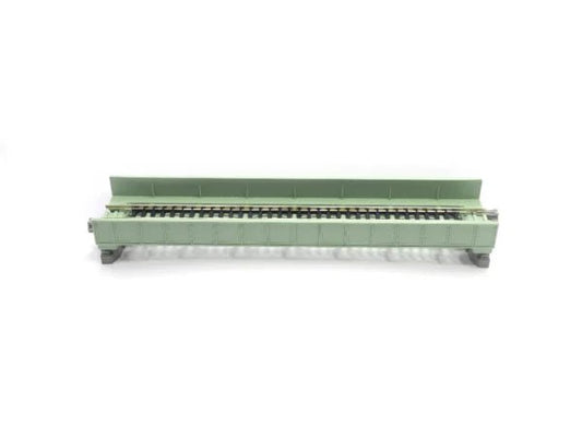Kato 20-449 N, Plate Girder Bridge, Unitrack, 7 5/16, 186mm, Light Green - House of Trains