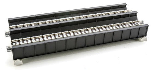 Kato 20 - 458 Unitrack N Double Plate Girder Bridge, Black - House of Trains