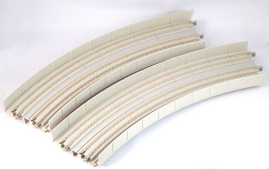 Kato 20 - 544 N 16 5/16" 15" (414mm 381mm) Curved Double Viaduct (2 Pieces) - House of Trains