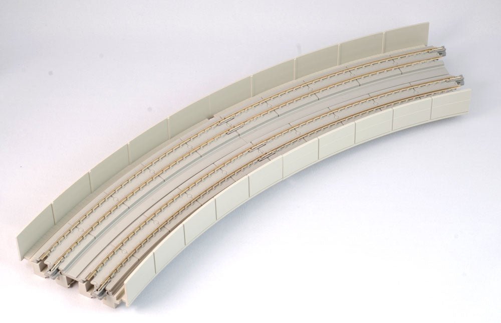 Kato 20 - 545 N 16 5/16" 15" (414mm 381mm) Curved Double Viaduct Easement (2 Pieces) - House of Trains