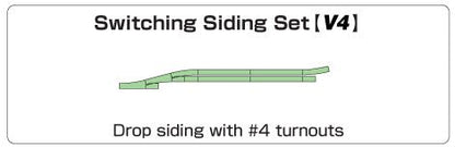 Kato 20-863 N V4 Switching Siding Set - House of Trains