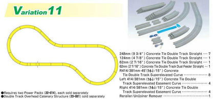 Kato 20 - 870 N V11 Double Track Set, Concrete Ties - House of Trains