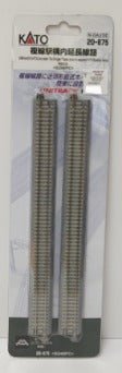 Kato 20 - 875 N Unitrack 9 - 3/4" (248mm) Straight Track, Concrete Ties (4 Pieces) - House of Trains