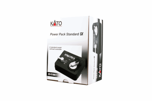 Kato 22-018BK-1, Power Pack, DC Controller, Reliable for N,HO, Black - House of Trains
