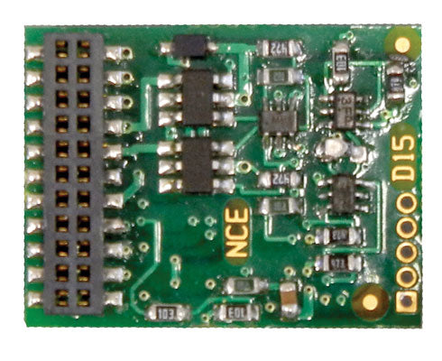 NCE 5240156 HO D16MTC Decoder Direct Plug-in, 6 function, 21 pin MTC