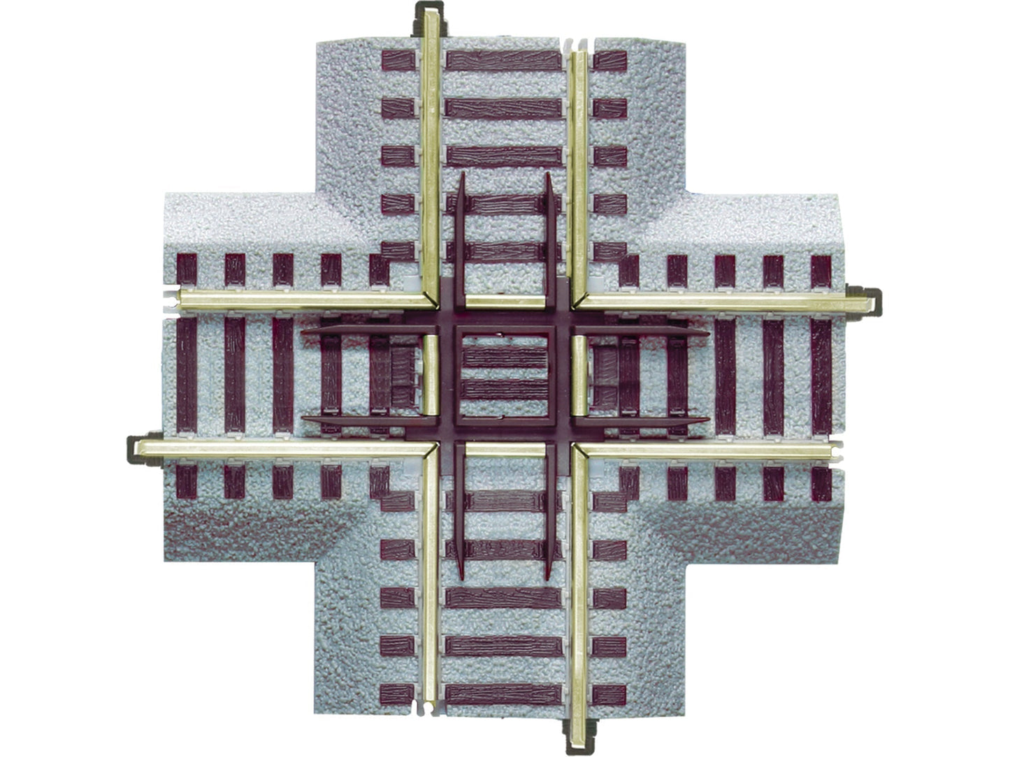 Lionel 6-49864 S, Fastrack 90 Degree Crossover, 5" - House of Trains