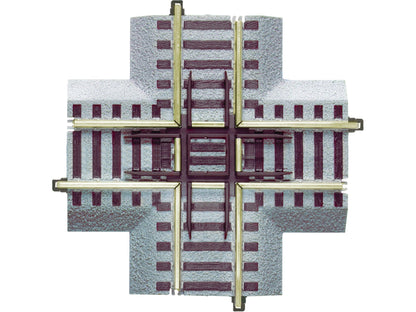 Lionel 6-49864 S, Fastrack 90 Degree Crossover, 5" - House of Trains