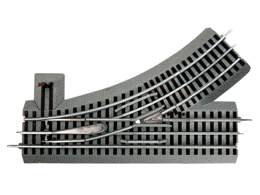 Lionel 6 - 81252 O, O - 31 FasTrack Manual Switch, Left Hand - House of Trains