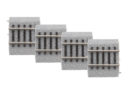 Lionel 8768024 HO, Magnelock Track 1.5 Inch Straight Section, 4 Pieces - House of Trains