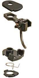 Kadee 33 HO Metal Coupler, 1/4" (short) Centerset Shank
