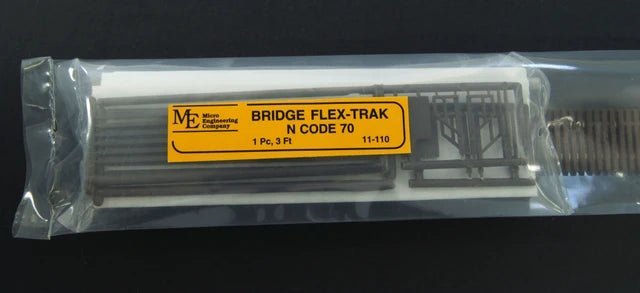 Micro Engineering 11 - 110 N, Code 70, Bridge Track, Wood Ties, 1 Piece 3 Foot - House of Trains