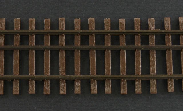 Micro Engineering 12-110 HO-HOn3, Dual Gauge, Code 70, Weathered Flex Track Wood Ties, 6 sections per bundle - House of Trains
