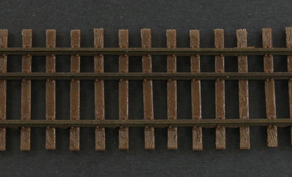 Micro Engineering 12-110 HO-HOn3, Dual Gauge, Code 70, Weathered Flex Track Wood Ties, 6 sections per bundle - House of Trains