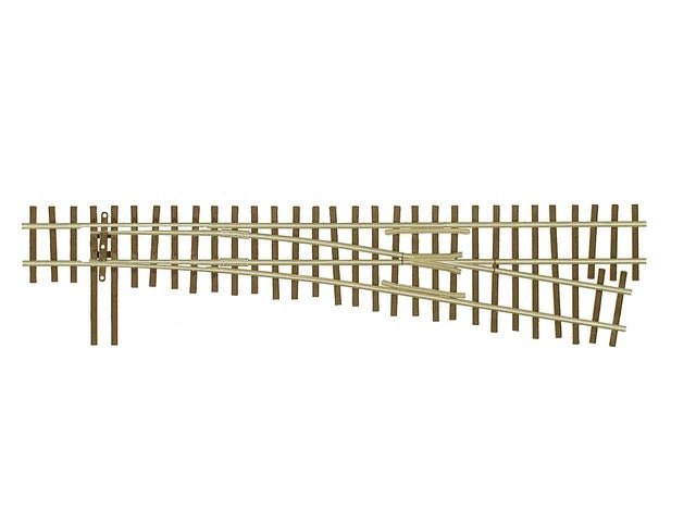 Micro Engineering 15 - 106 HOn3, Narrow Gauge, 6 Right Turnout, Code 70, Right Hand - House of Trains