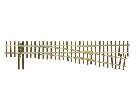 Micro Engineering 15 - 106 HOn3, Narrow Gauge, 6 Right Turnout, Code 70, Right Hand - House of Trains