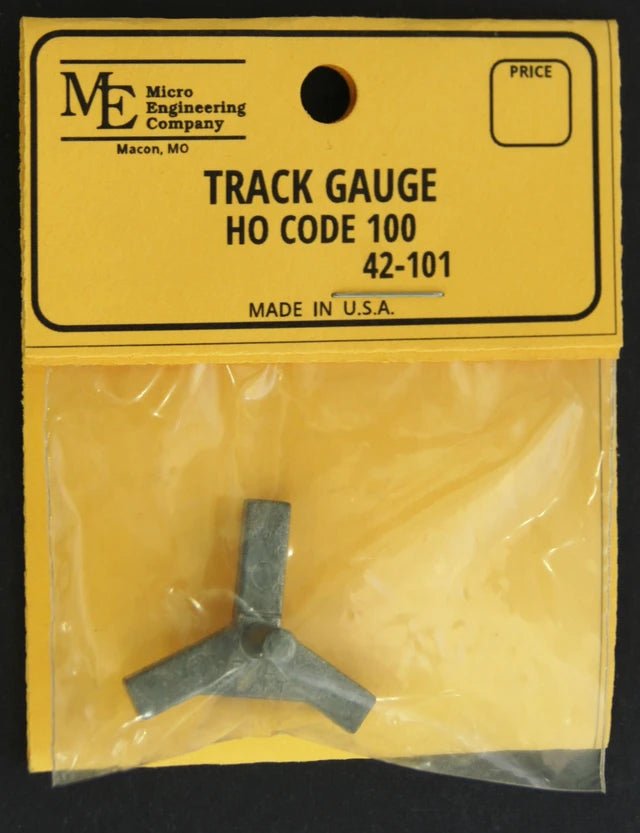 Micro Engineering 42 - 101 HO, On30, Code 100 Track Gauge Metal 3 Point - House of Trains