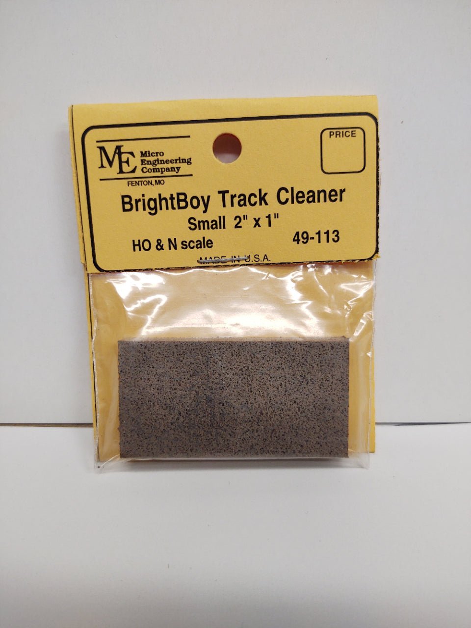 Micro Engineering 49 - 113, Bright Boy, Track Cleaner, Track Eraser - House of Trains