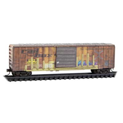 Micro-Trains 025 144 019 N, 50' Box Car, ex-Railbox, BN 250463 - House of Trains