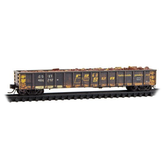 Micro-Trains 170 144 050 N, Weathered, 52' Mill Gondola, CSXT 481747 - House of Trains