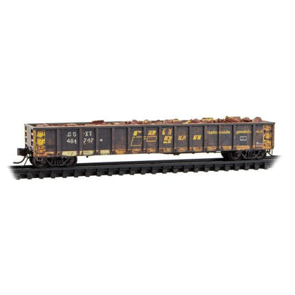 Micro-Trains 170 144 050 N, Weathered, 52' Mill Gondola, CSXT 481747 - House of Trains