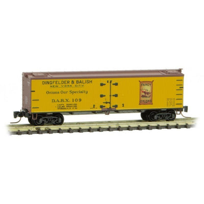 Micro - Trains 518 00 770 Z Scale 40' Wood Reefer, Farm To Table Series, Car 7, DABX, 109 - House of Trains