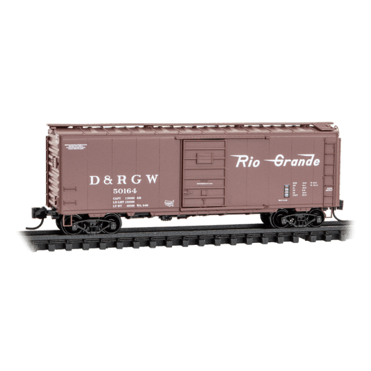 Micro - Trains Line 020 00 537 N 40' Standard Box Car, DRGW 50164 - House of Trains
