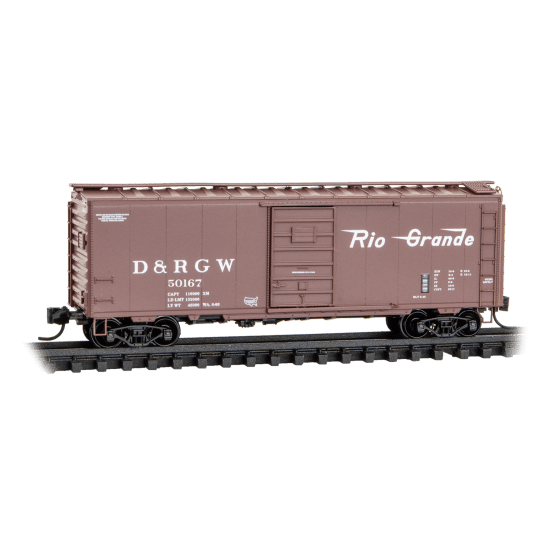 Micro - Trains Line 020 00 538 N 40' Standard Box Car, DRGW 50167 - House of Trains