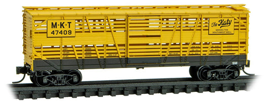 Micro - Trains Line 035 00 340 N, 40' Despatch Stock Car, Missouri Kansas Texas, MKT, 47049 - House of Trains