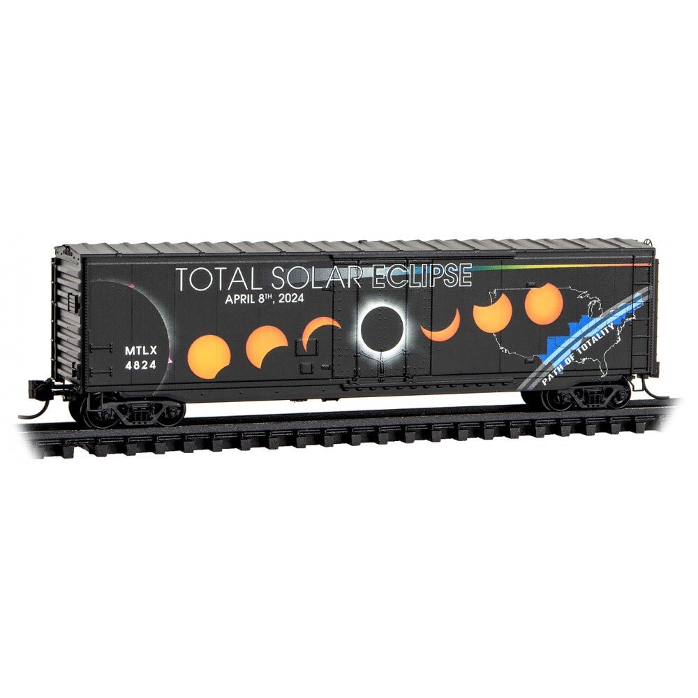 Micro - Trains Line 038 00 551 N 50' Box Car, Solar Eclipse 2024 - House of Trains