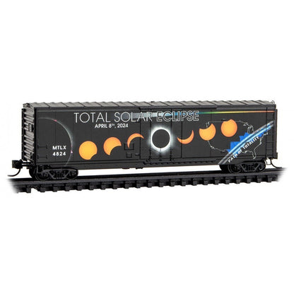 Micro-Trains Line 038 00 551 N 50' Box Car, Solar Eclipse 2024 - House of Trains