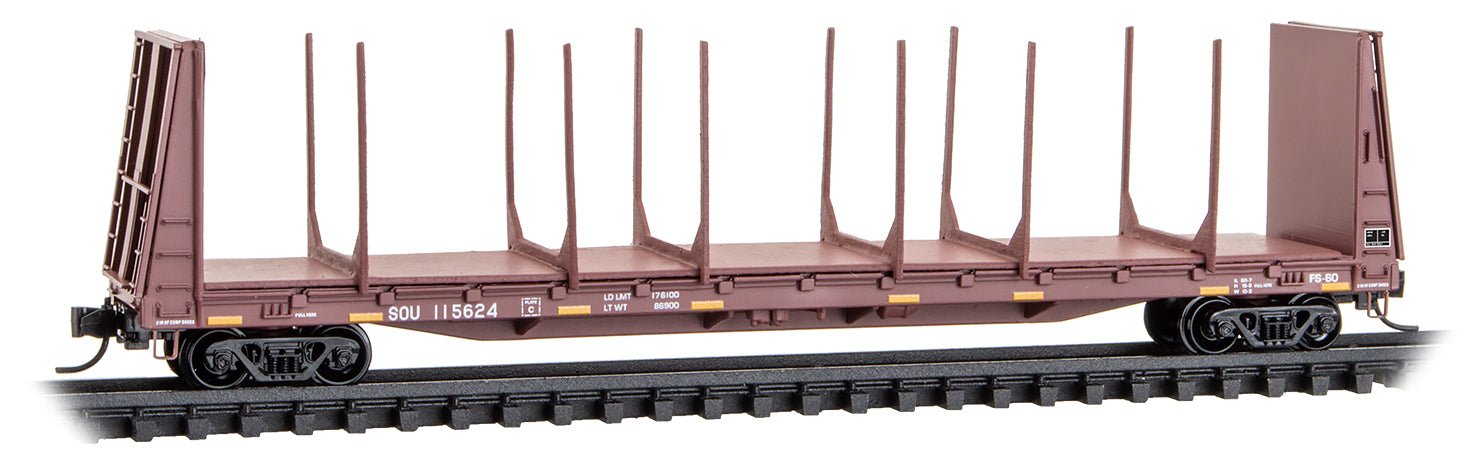 Micro-Trains Line 054 00 430 N 61' Bulkhead Flat Car, SOU, 115624 - House of Trains