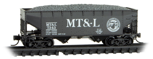 Micro - Trains Line 055 50 620 N, 33' Twin Bay Hopper, Offset Sides, MTL, 7343 - House of Trains